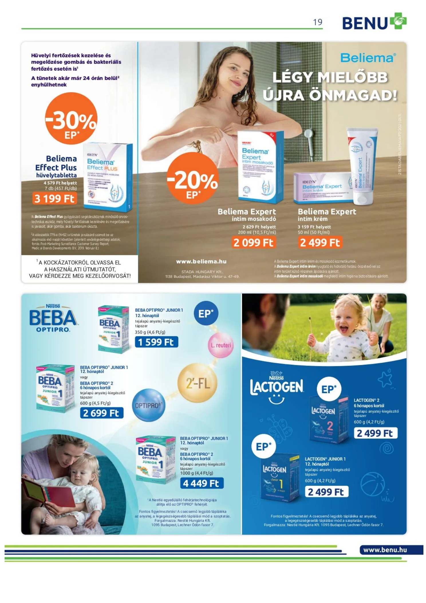 BENU akciós újság 02.01–02.28 – 19. oldal