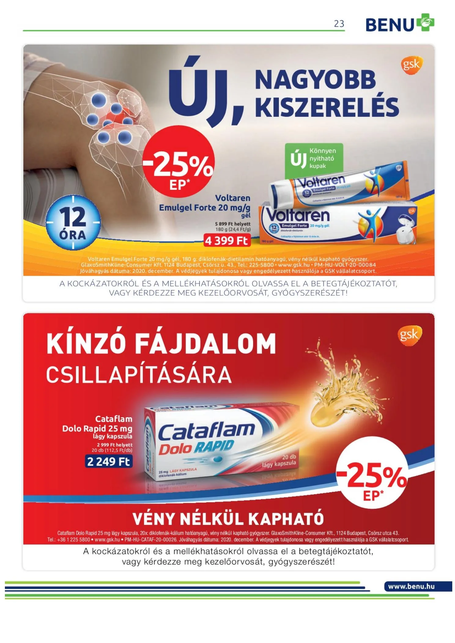 BENU akciós újság 02.01–02.28 – 23. oldal