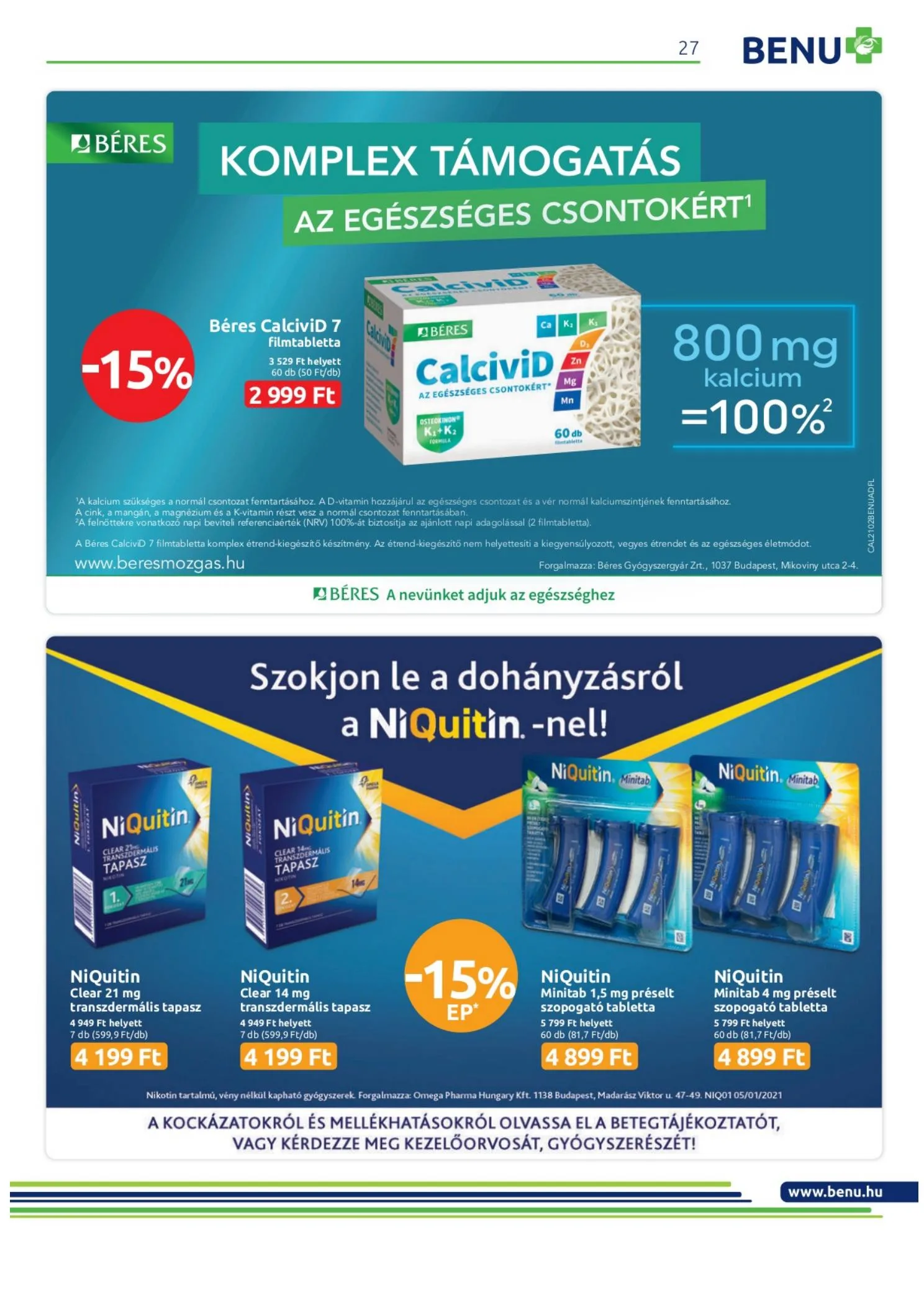 BENU akciós újság 02.01–02.28 – 27. oldal