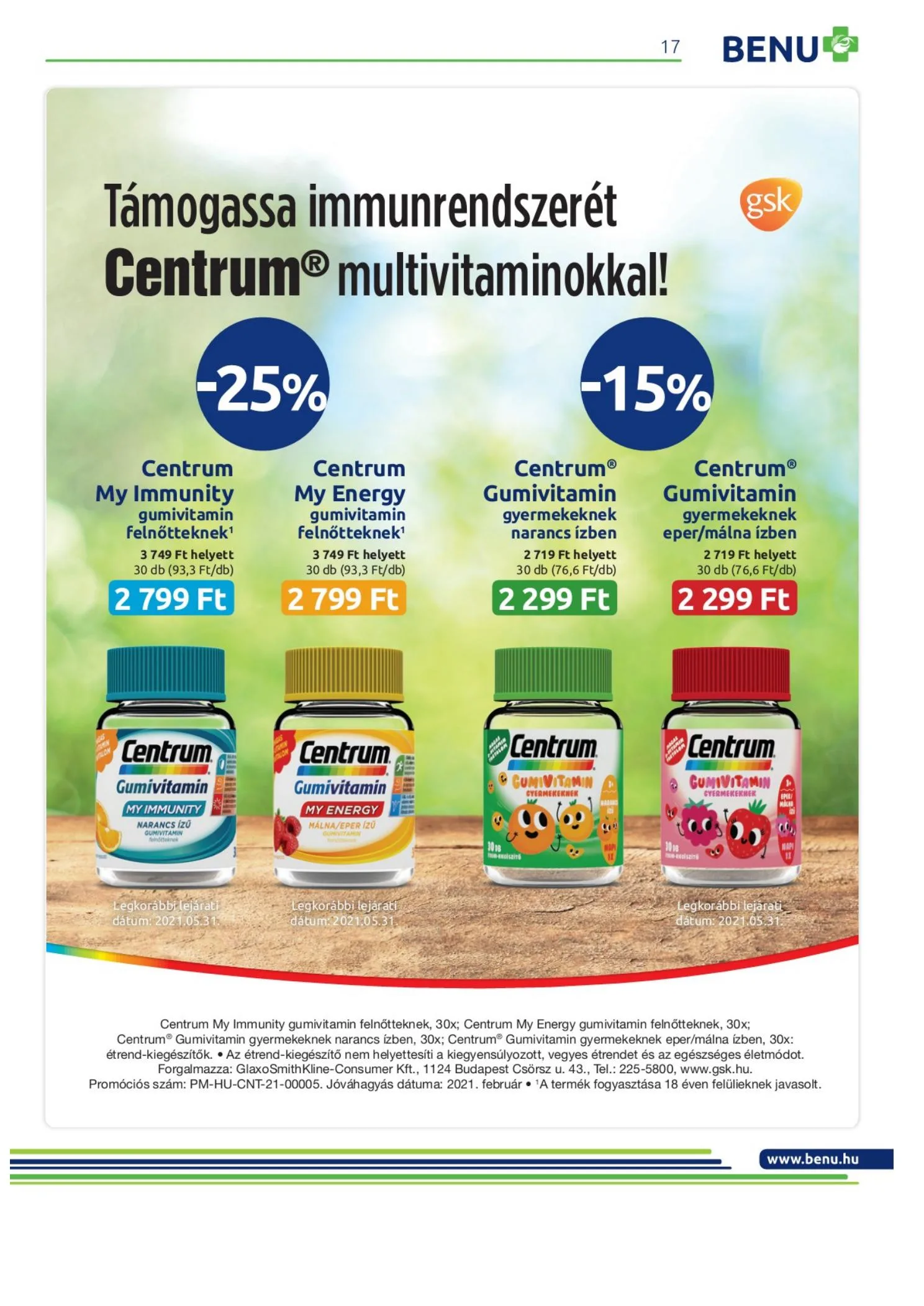 BENU akciós újság 03.01–03.31 – 17. oldal