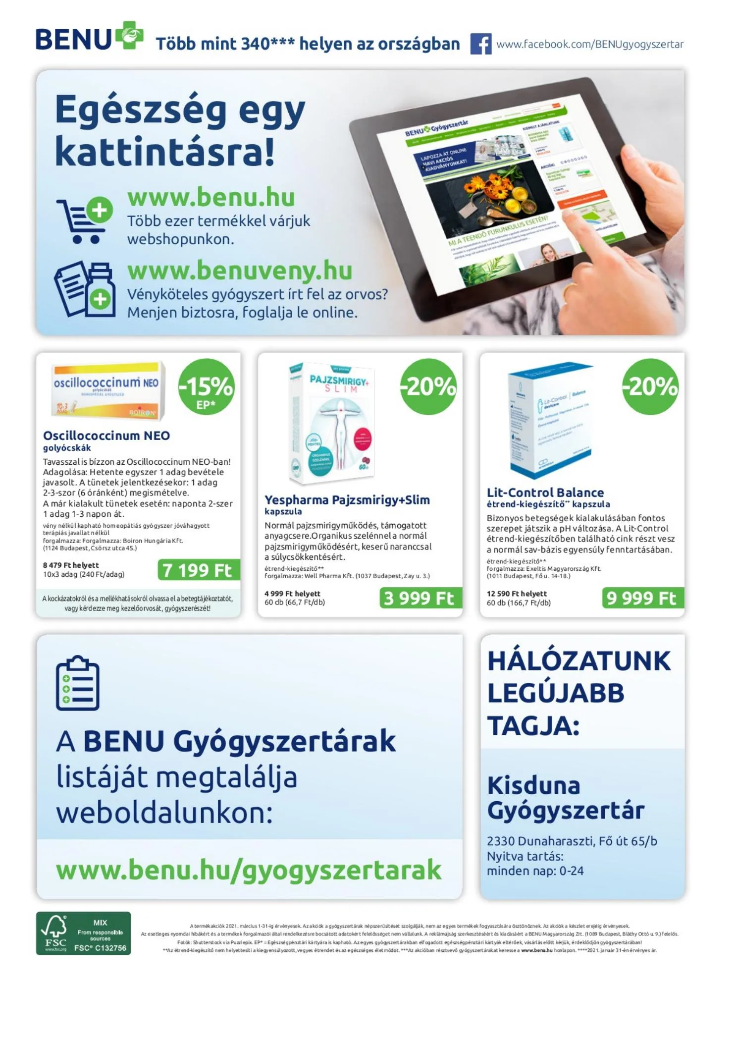 BENU akciós újság 03.01–03.31 – 36. oldal