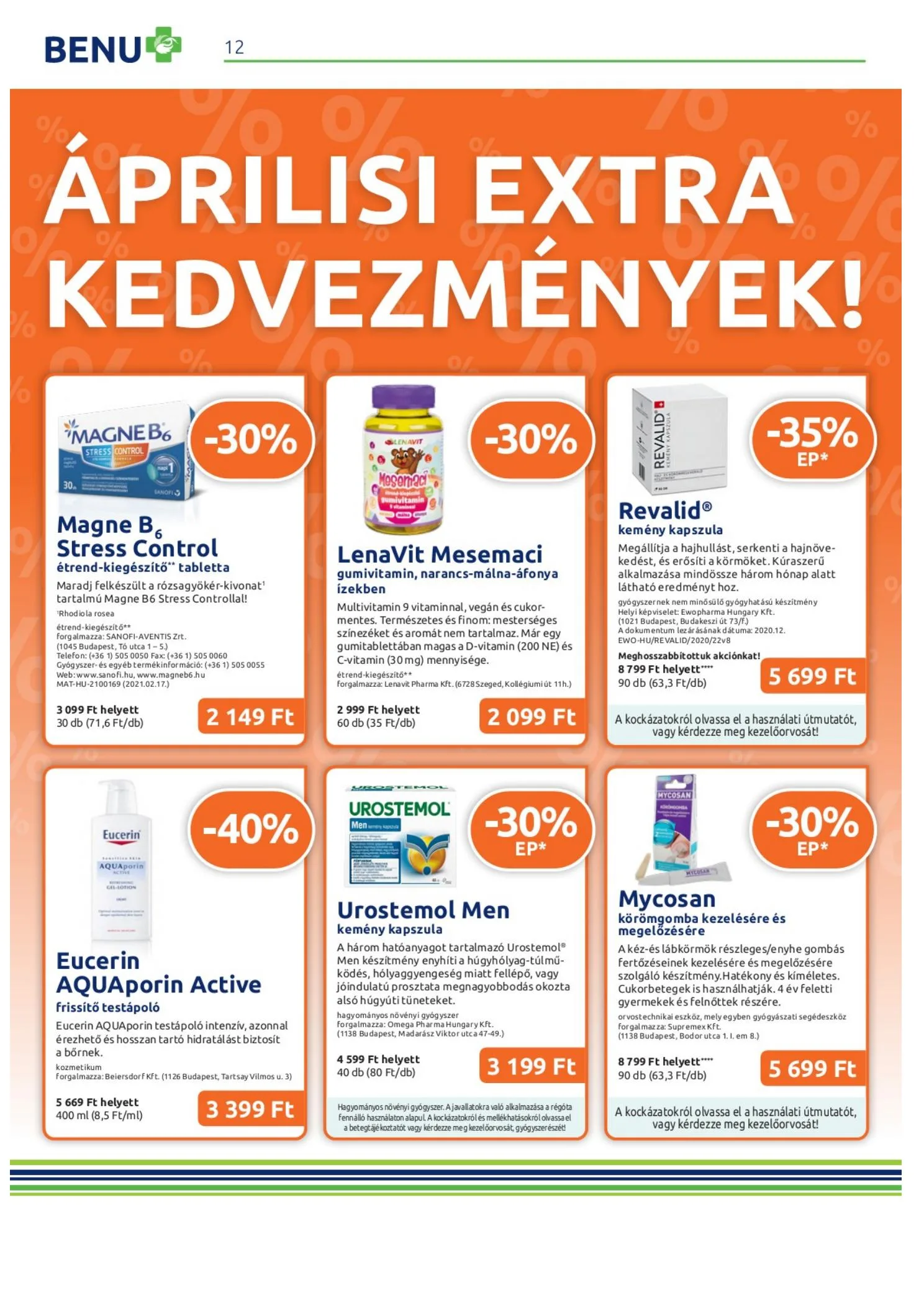 BENU akciós újság 04.01–04.30 – 12. oldal
