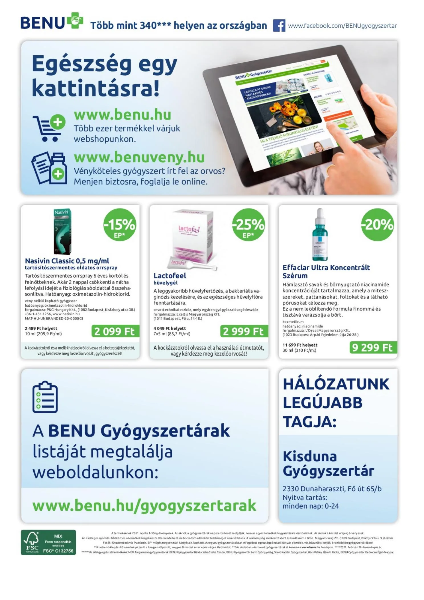 BENU akciós újság 04.01–04.30 – 36. oldal
