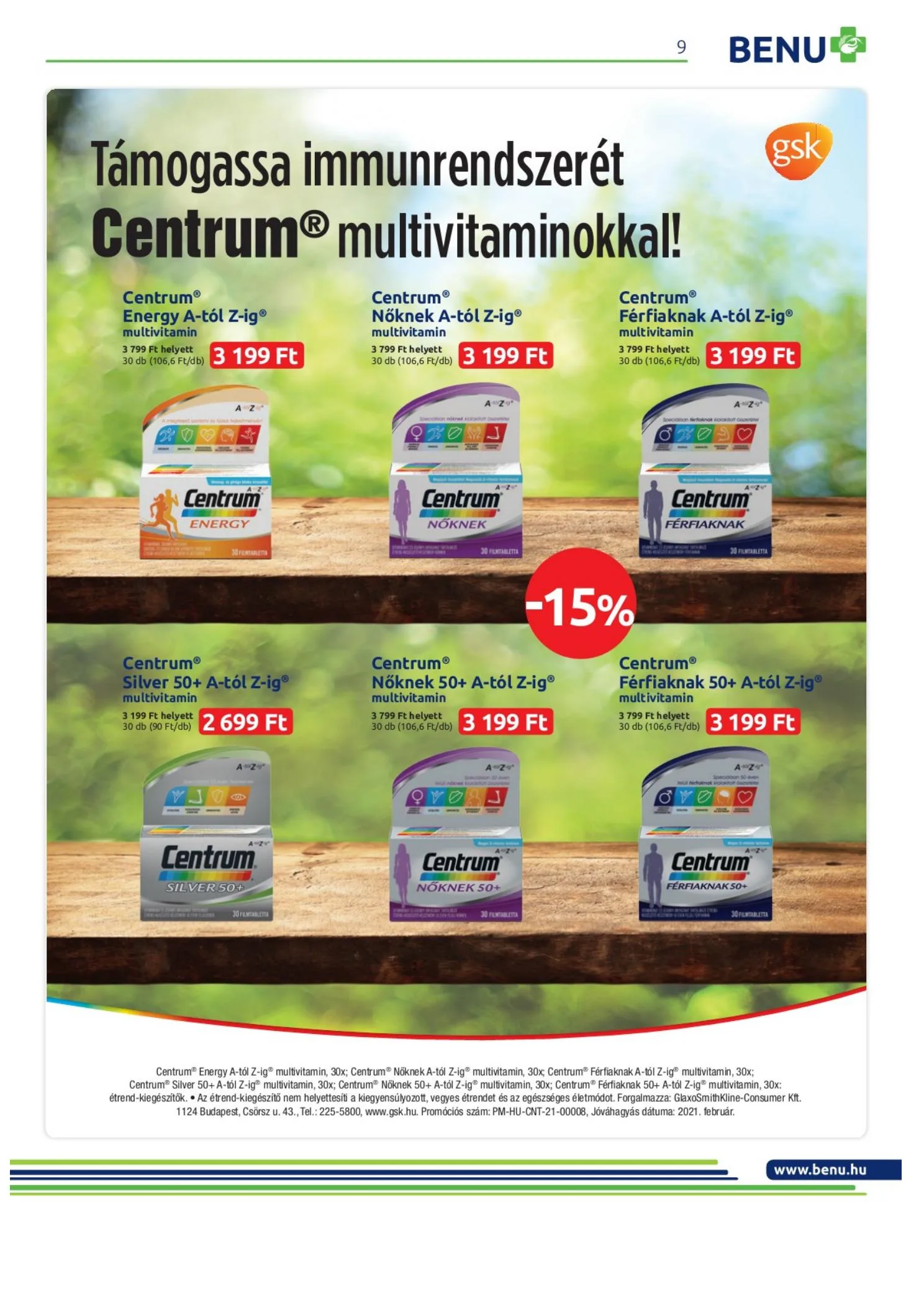BENU akciós újság 04.01–04.30 – 9. oldal