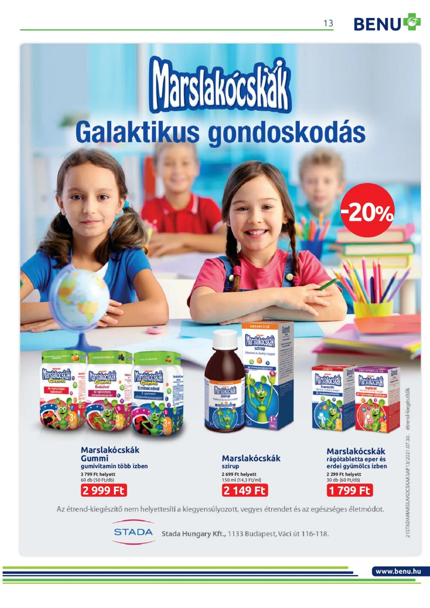 BENU akciós újság 09.01–09.30 – 13. oldal