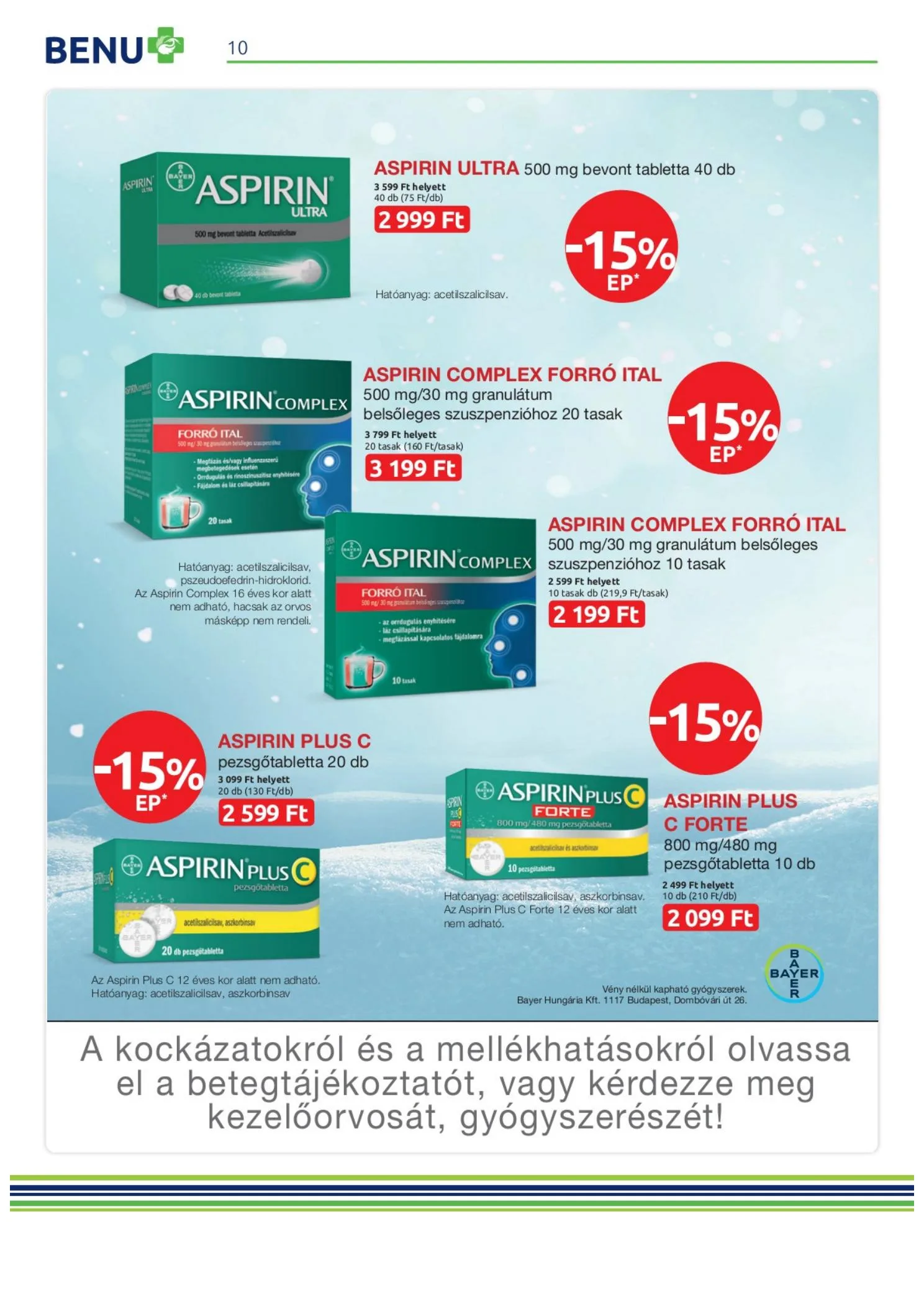 BENU akciós újság 12.01–12.31 – 10. oldal