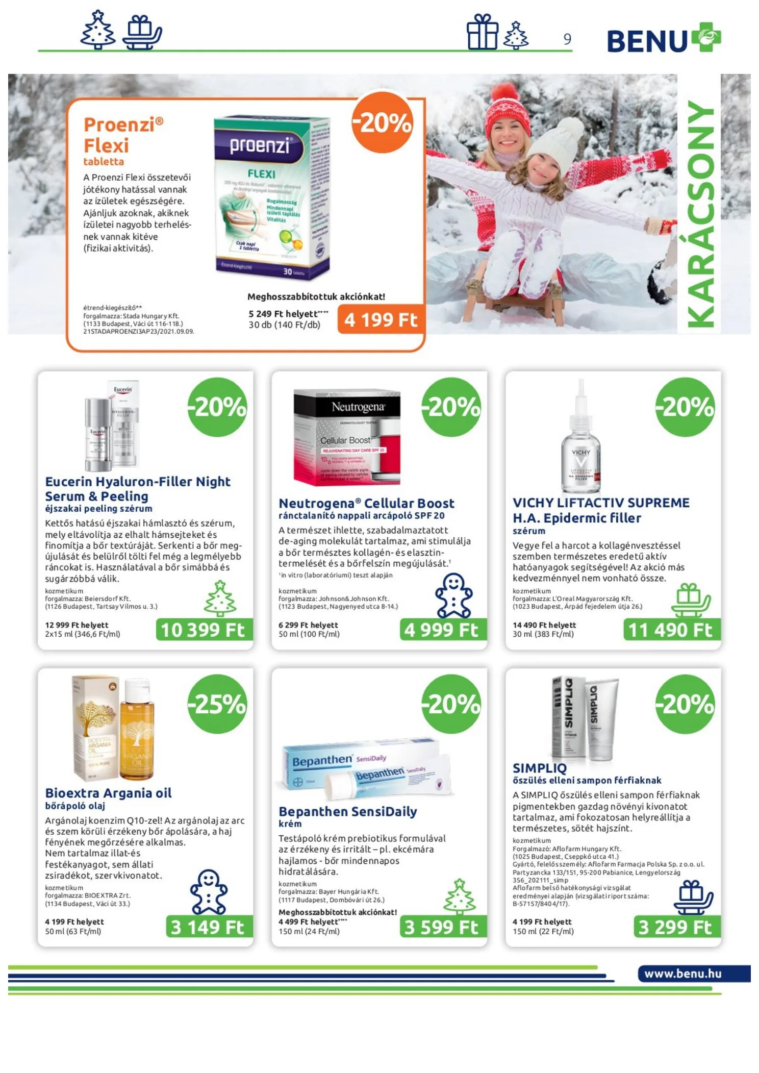 BENU akciós újság 12.01–12.31 – 9. oldal