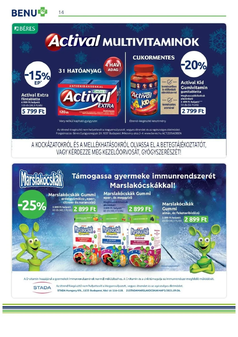 BENU akciós újság 01.01–01.31 – 14. oldal