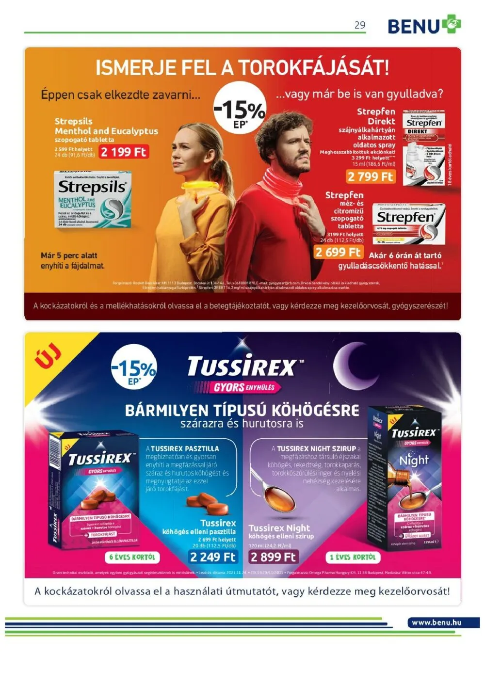 BENU akciós újság 01.01–01.31 – 29. oldal