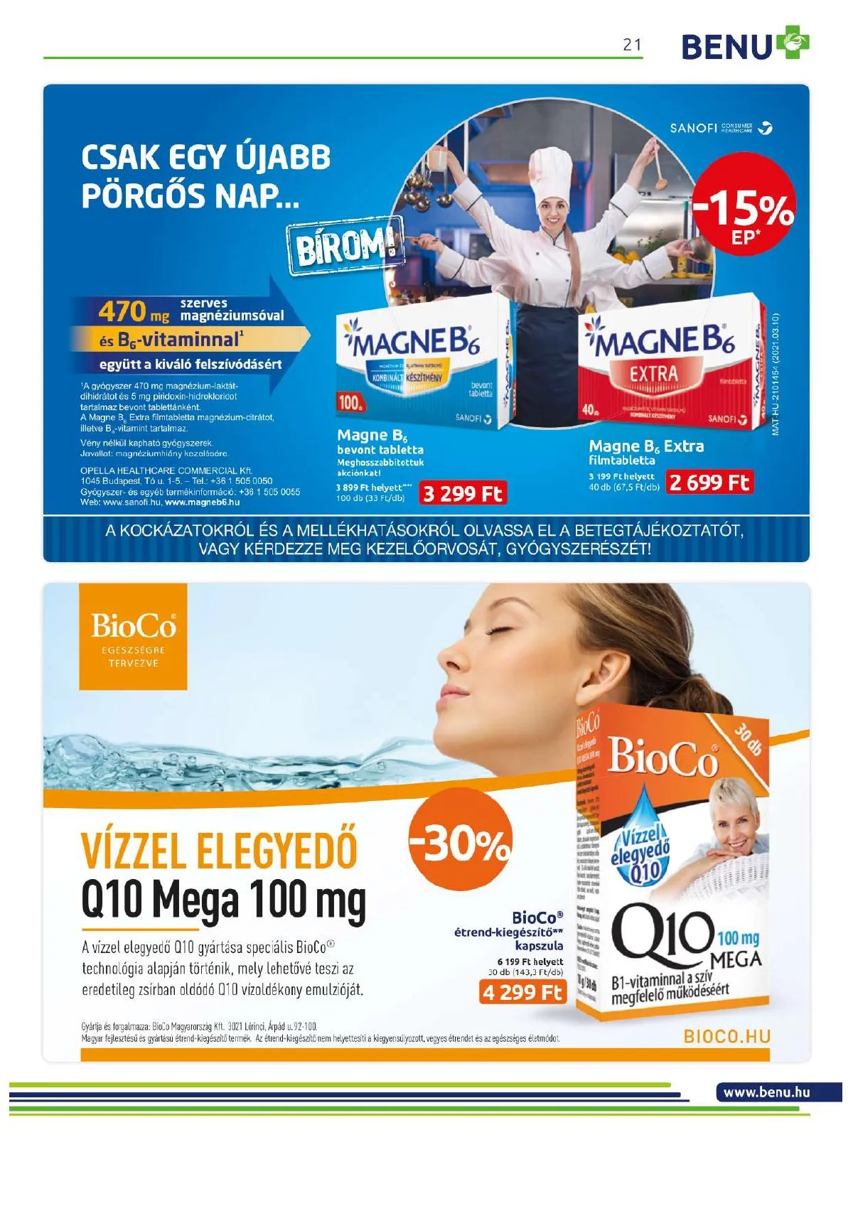 BENU akciós újság 02.01–02.28 – 21. oldal