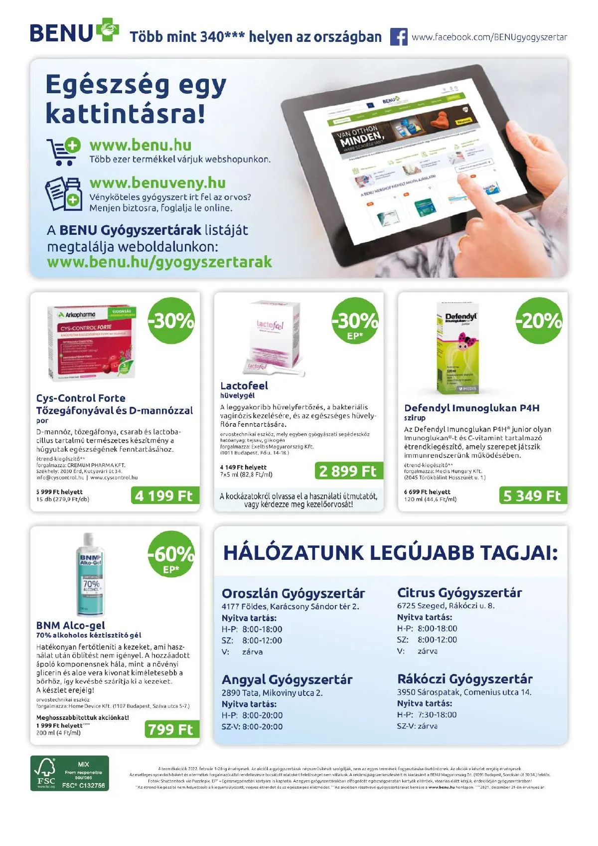 BENU akciós újság 02.01–02.28 – 32. oldal