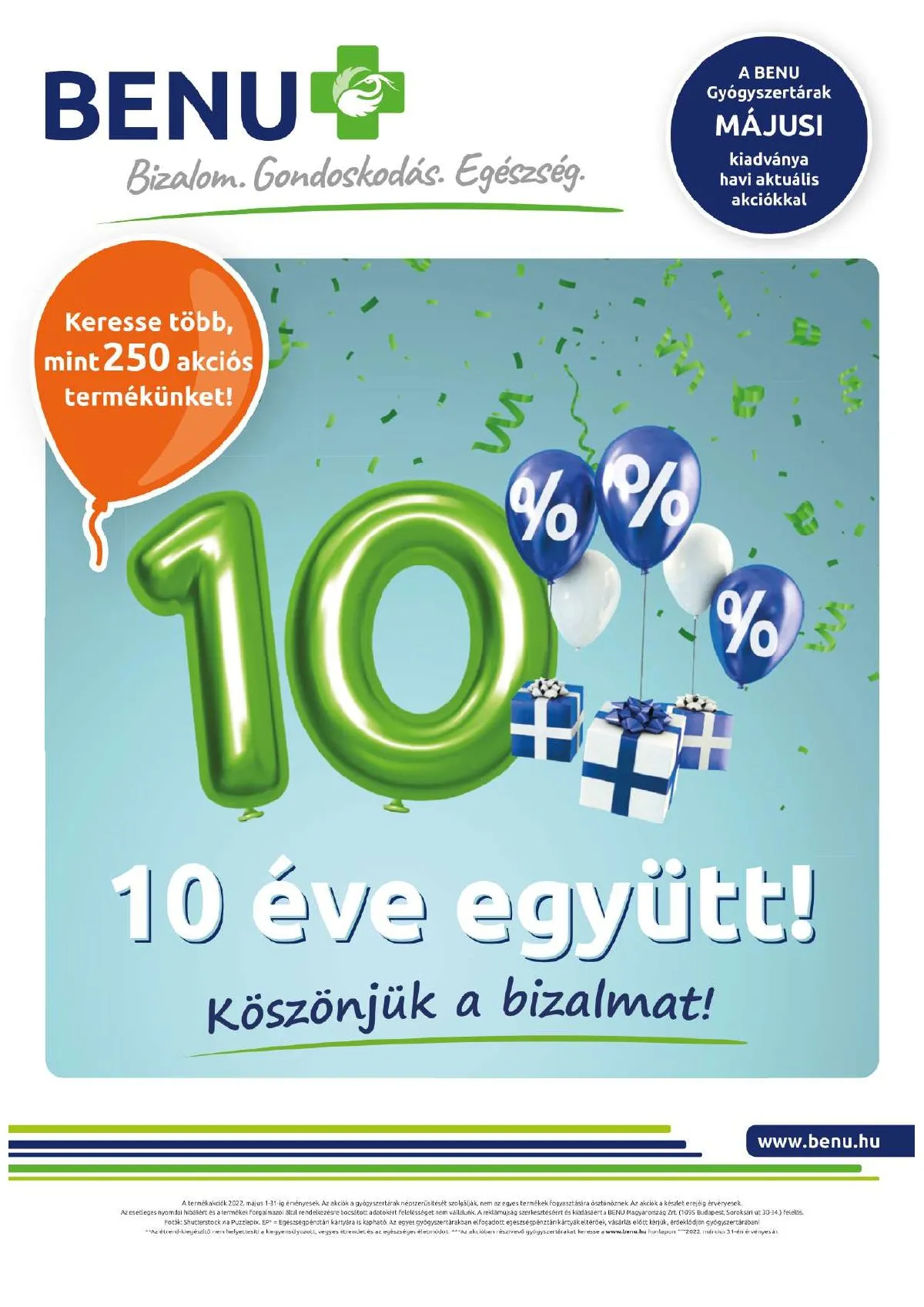 BENU akciós újság 05.01–05.31