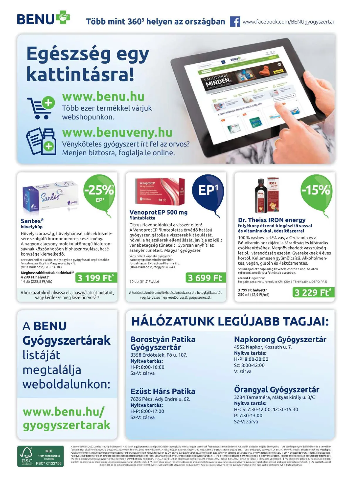 BENU akciós újság 06.01–06.30 – 32. oldal