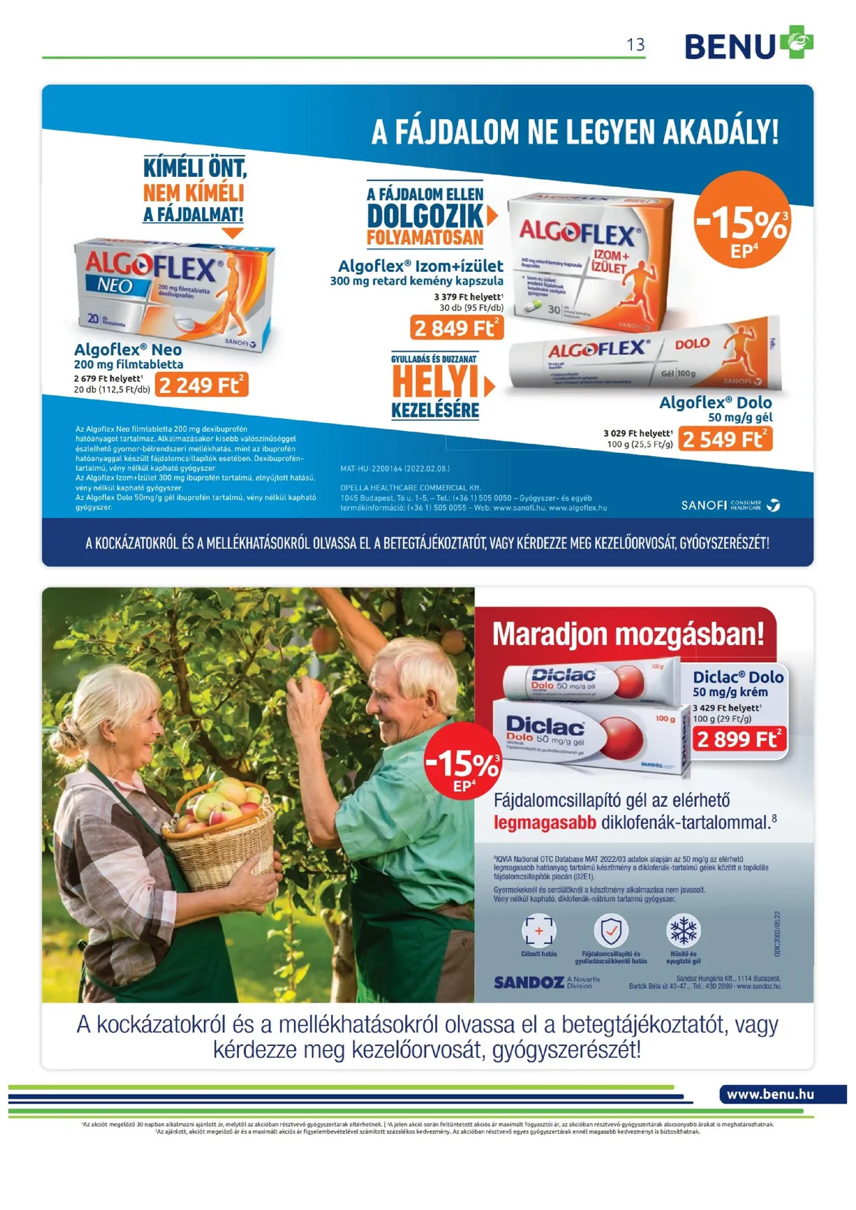 BENU akciós újság 08.01–08.31 – 13. oldal
