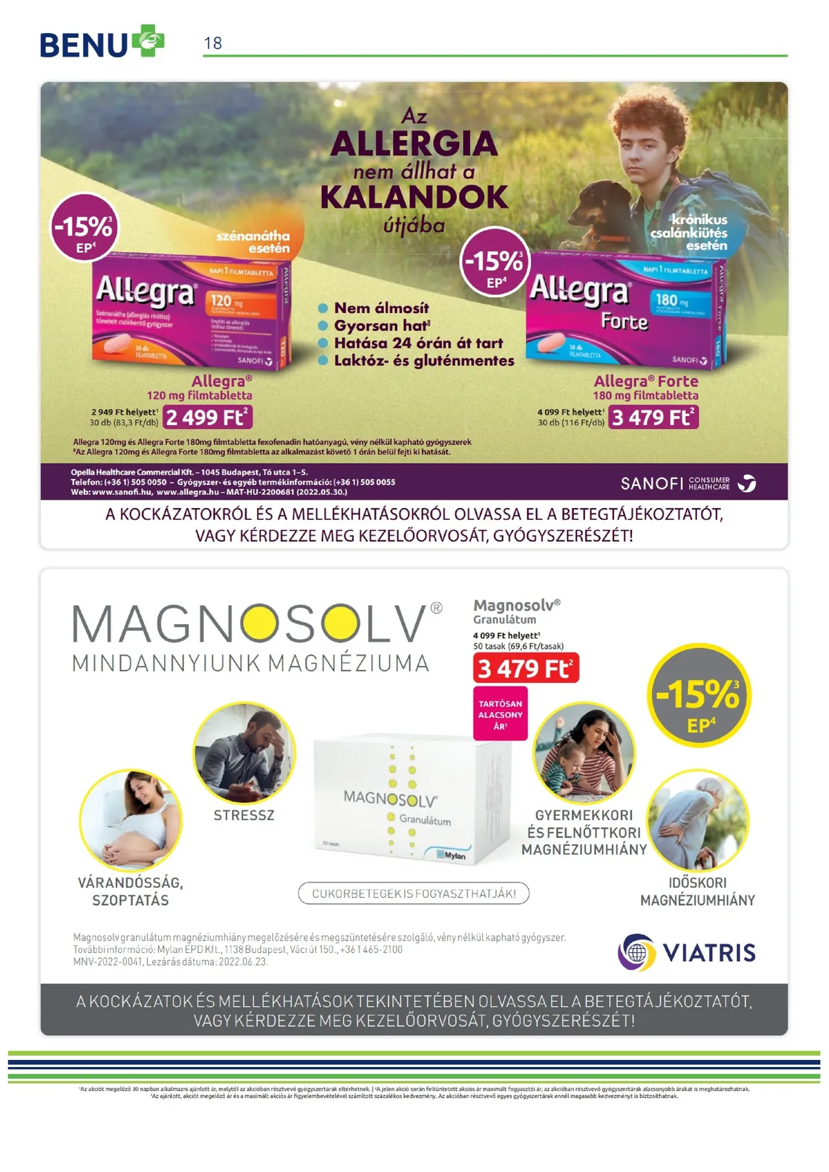 BENU akciós újság 08.01–08.31 – 18. oldal