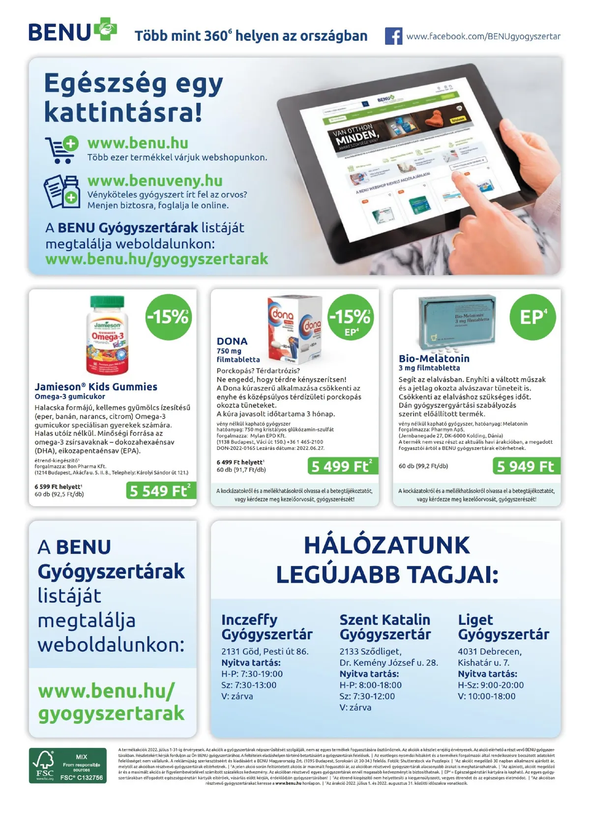 BENU akciós újság 08.01–08.31 – 32. oldal