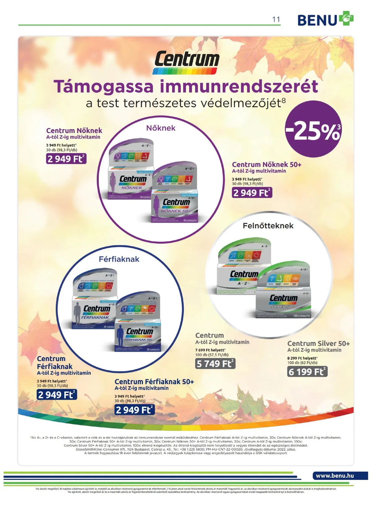 BENU akciós újság 09.01–09.30 – 11. oldal
