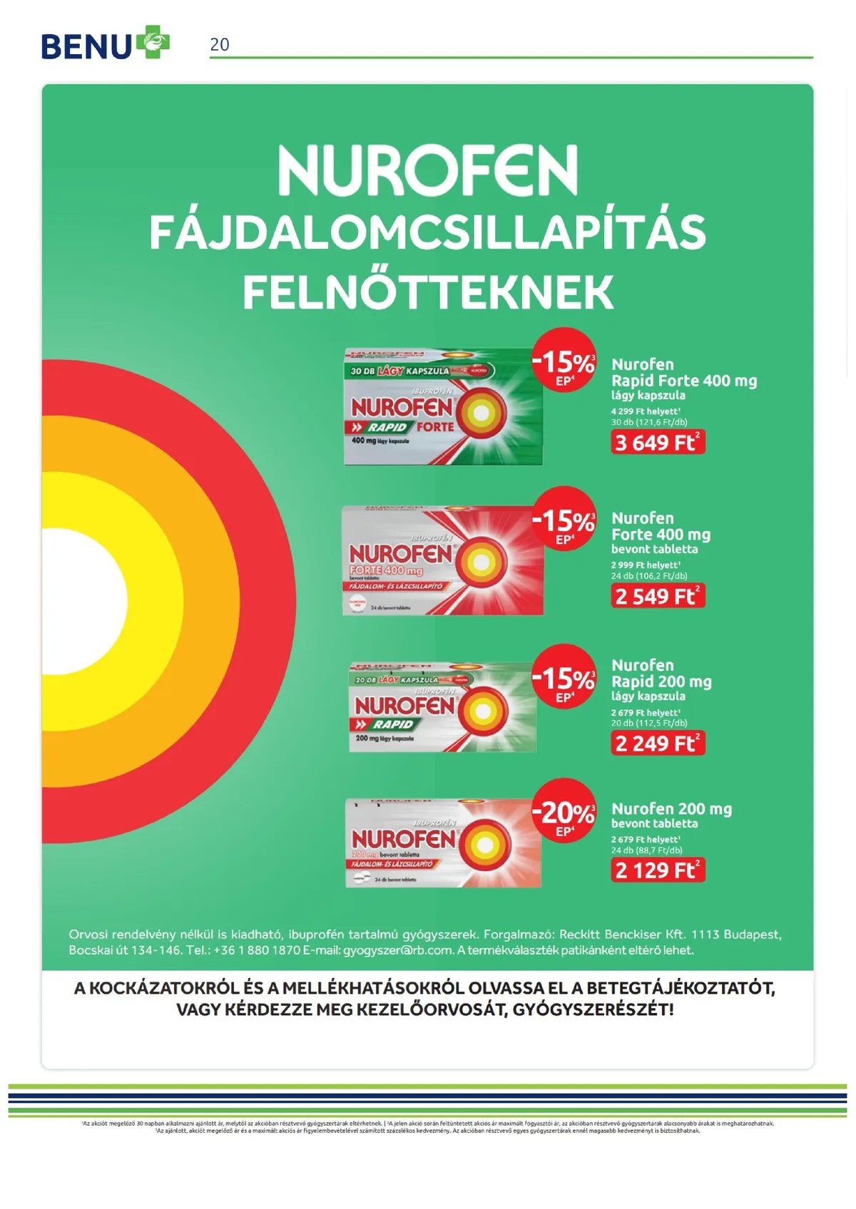 BENU akciós újság 09.01–09.30 – 20. oldal