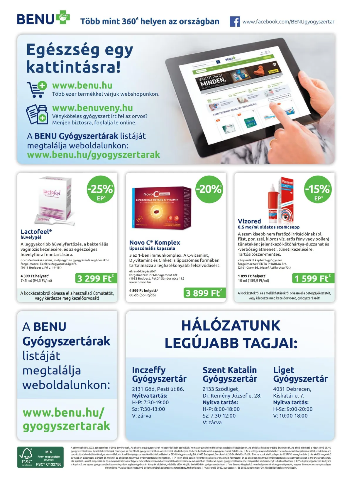 BENU akciós újság 09.01–09.30 – 32. oldal
