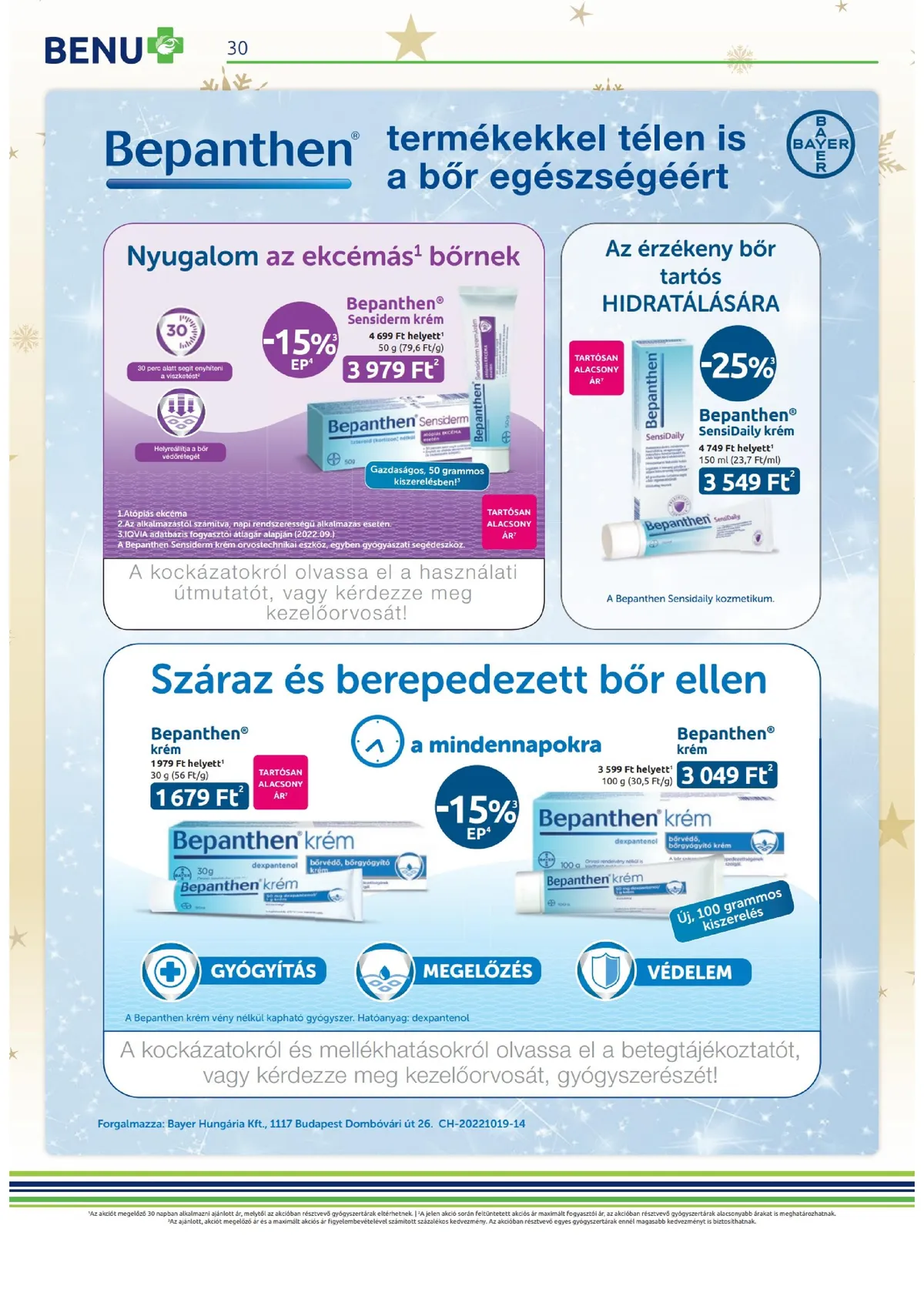 BENU akciós újság 12.01–12.31 – 30. oldal