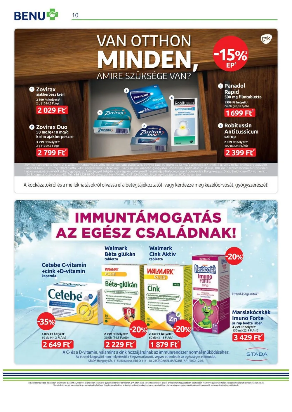 BENU akciós újság 01.01–01.31 – 10. oldal