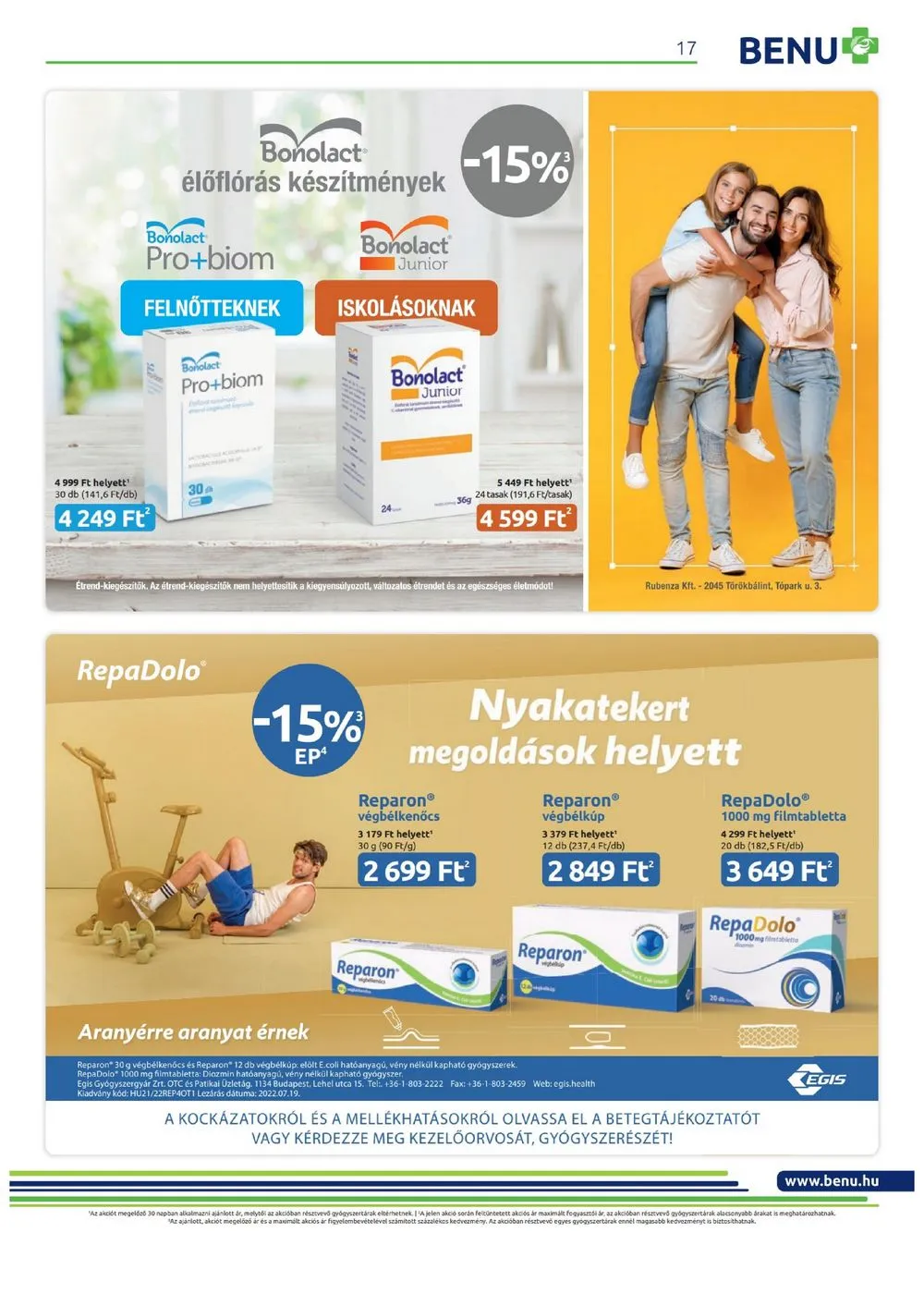 BENU akciós újság 01.01–01.31 – 17. oldal