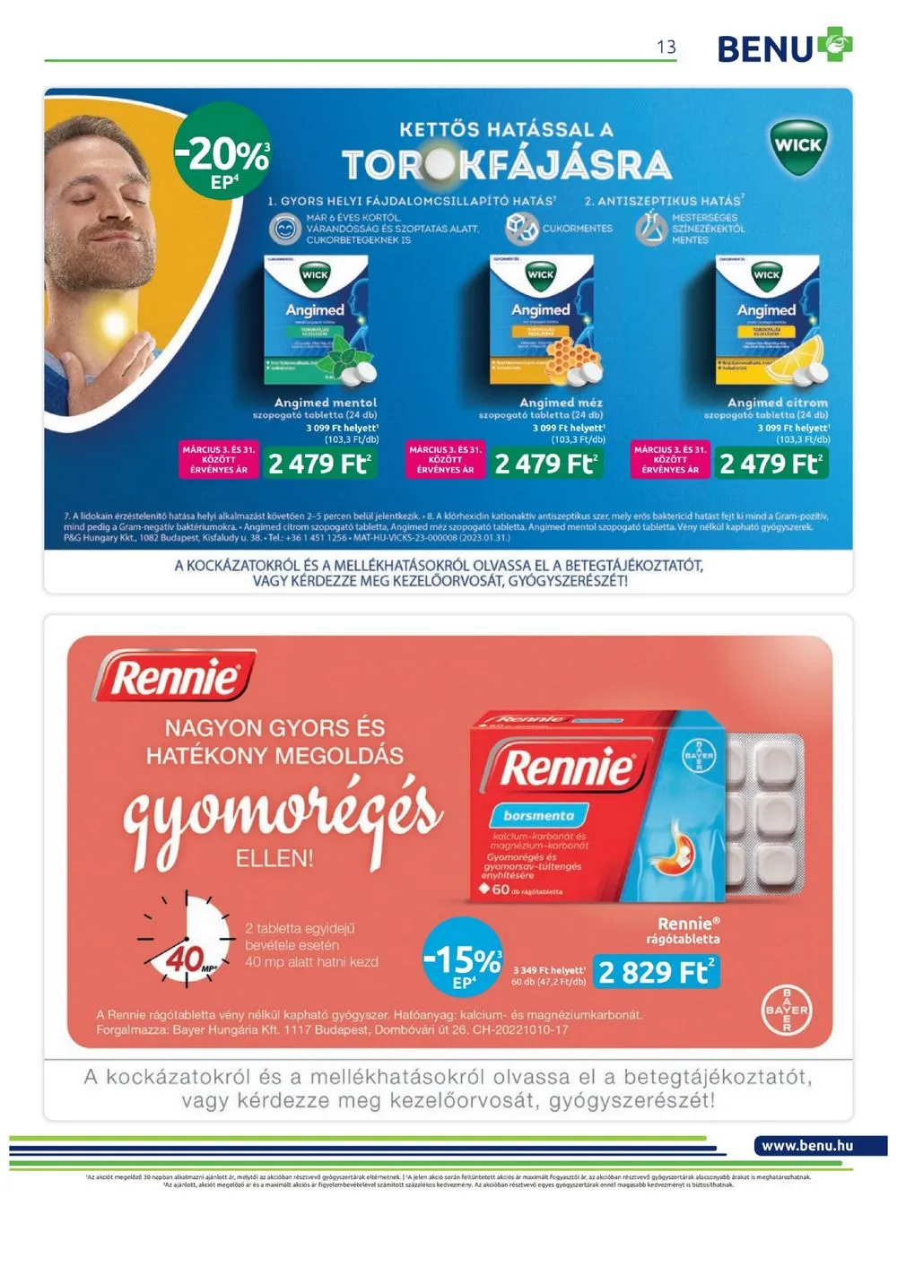 BENU akciós újság 03.01–03.31 – 13. oldal