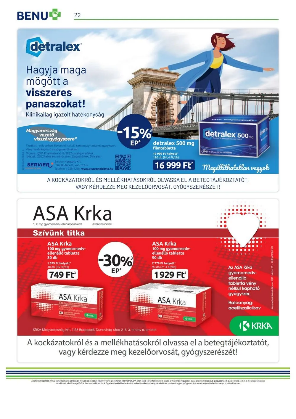 BENU akciós újság 05.01–05.31 – 22. oldal