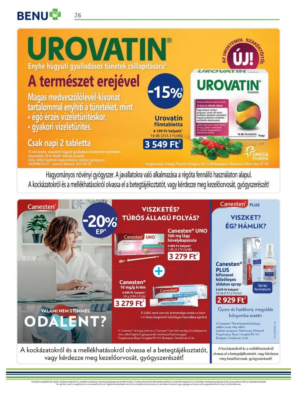 BENU akciós újság 05.01–05.31 – 26. oldal