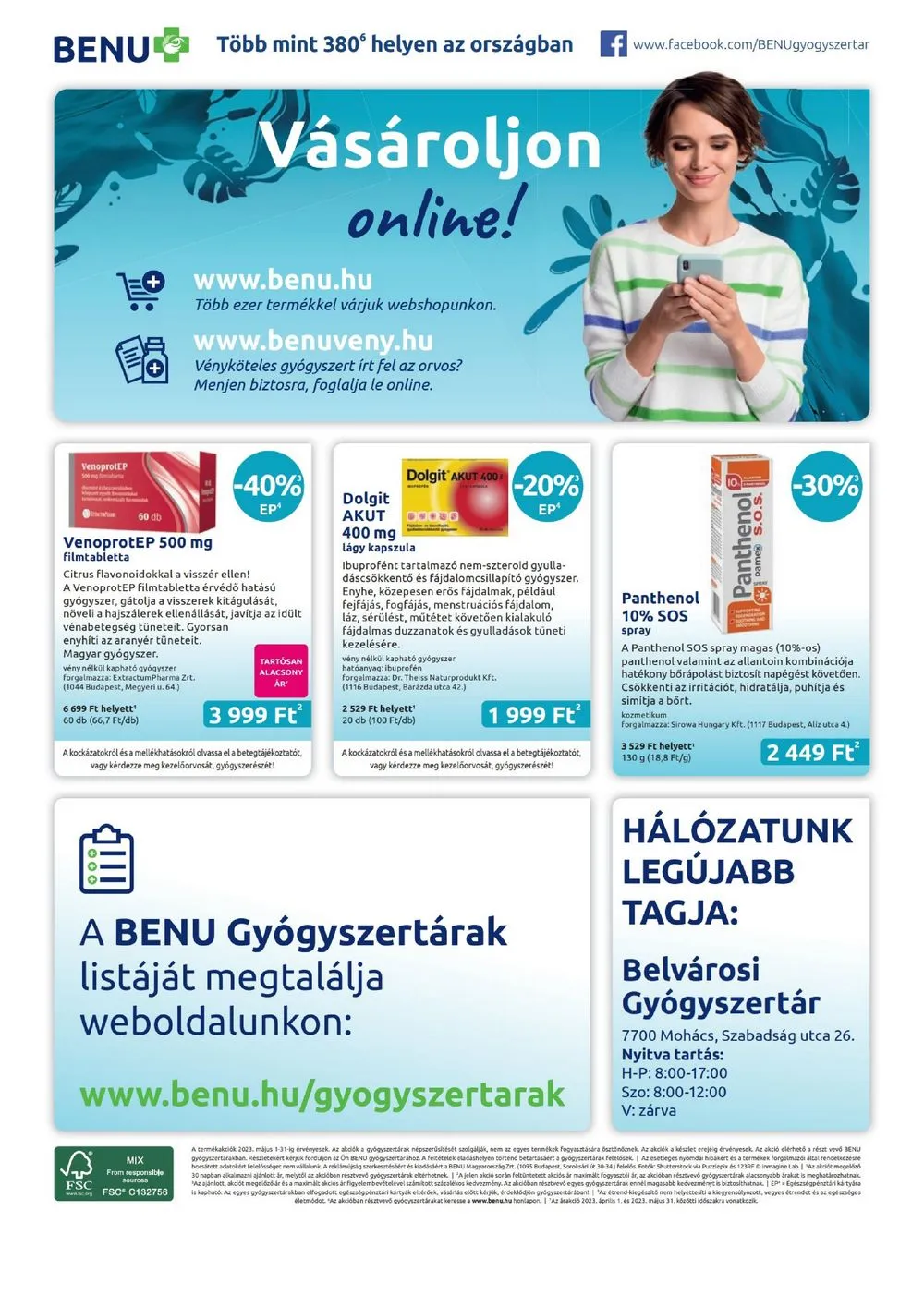 BENU akciós újság 05.01–05.31 – 32. oldal