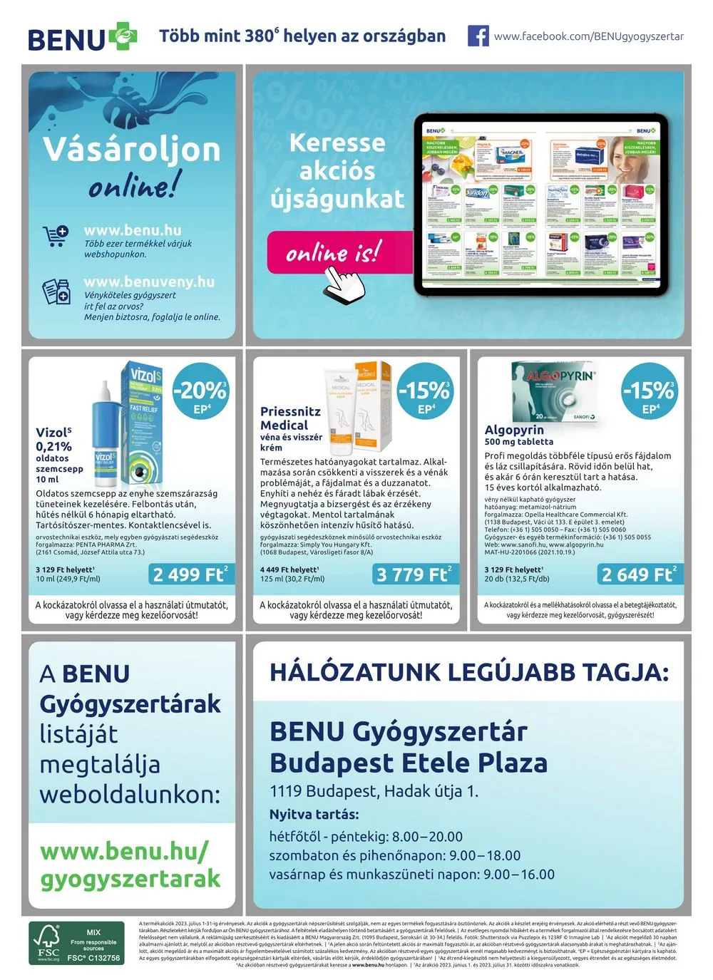 BENU akciós újság 07.01–07.31 – 24. oldal