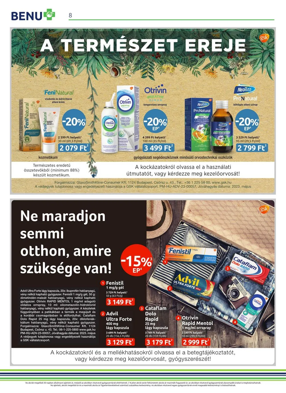 BENU akciós újság 07.01–07.31 – 8. oldal