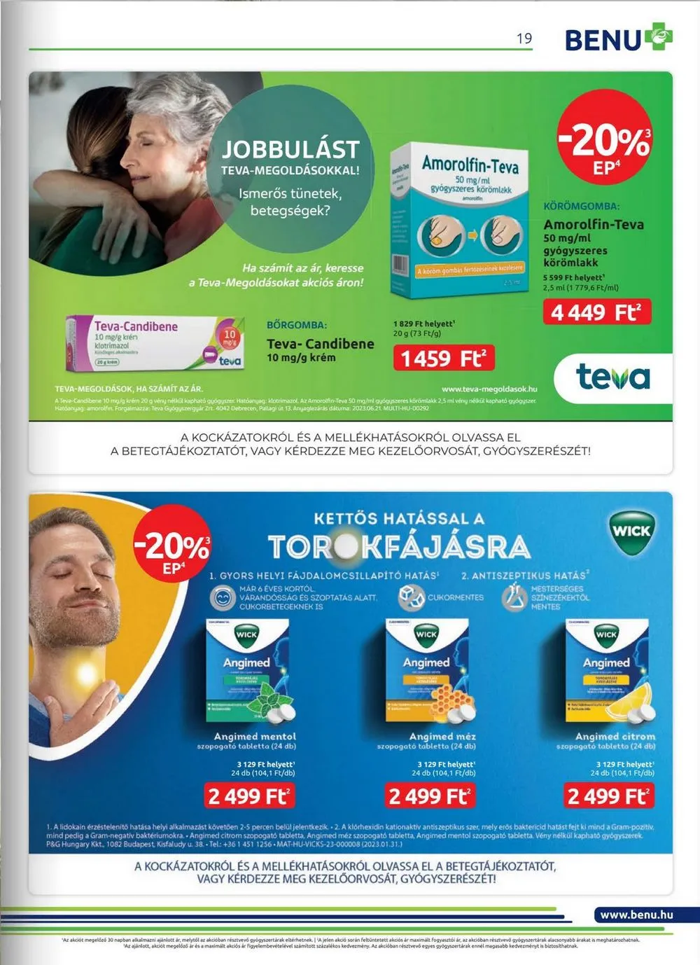 BENU akciós újság 08.01–08.31 – 19. oldal