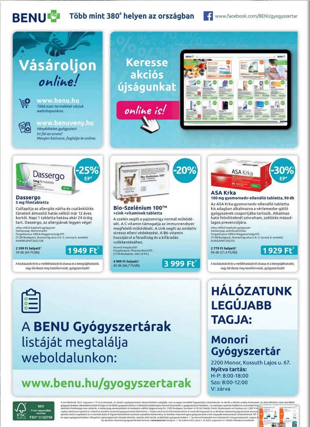 BENU akciós újság 08.01–08.31 – 24. oldal