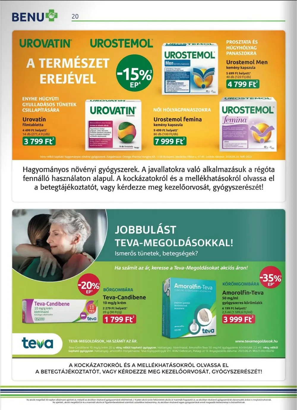 BENU akciós újság 06.01–06.30 – 20. oldal