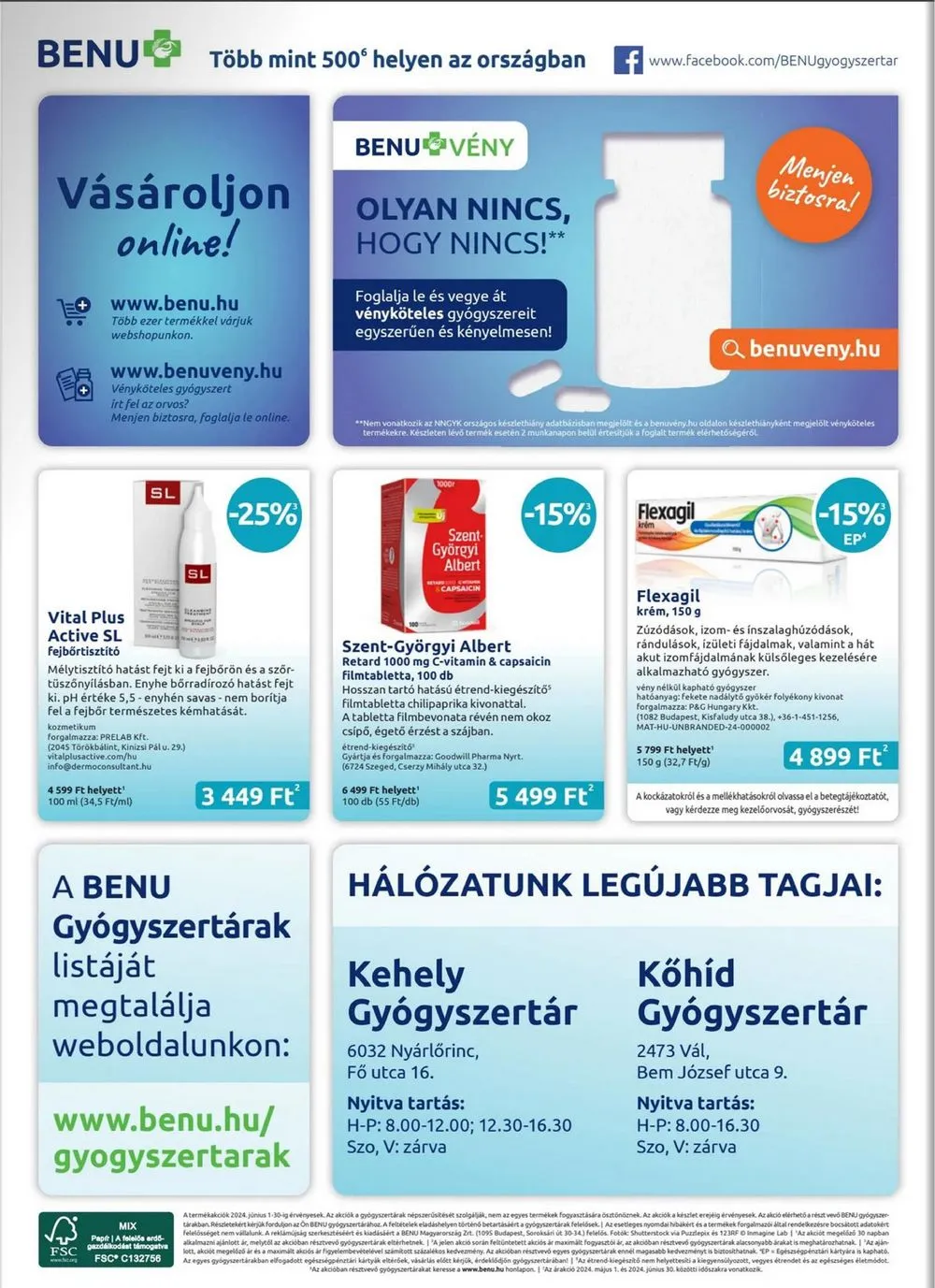 BENU akciós újság 06.01–06.30 – 28. oldal