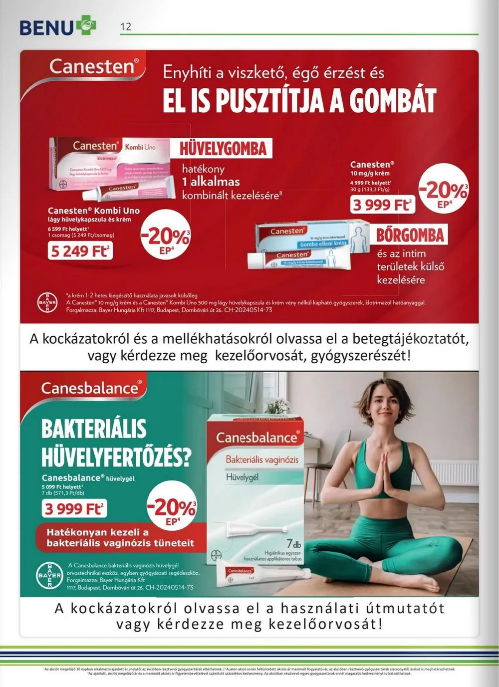 BENU akciós újság 07.01–07.31 – 12. oldal