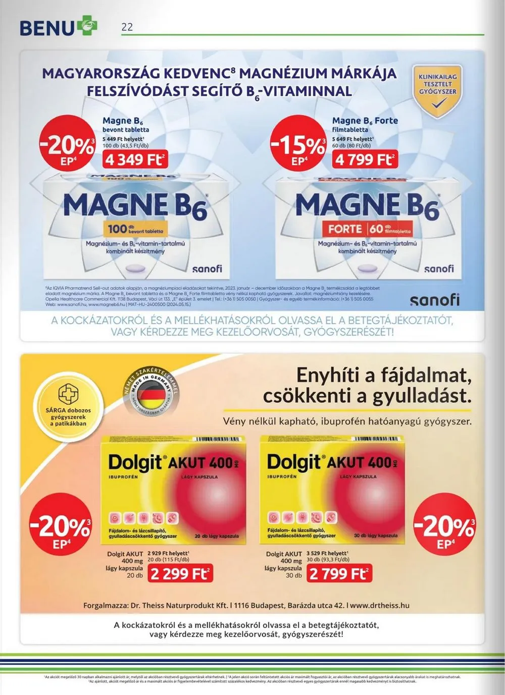 BENU akciós újság 07.01–07.31 – 22. oldal