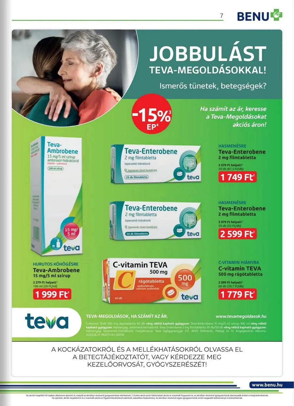 BENU akciós újság 07.01–07.31 – 7. oldal