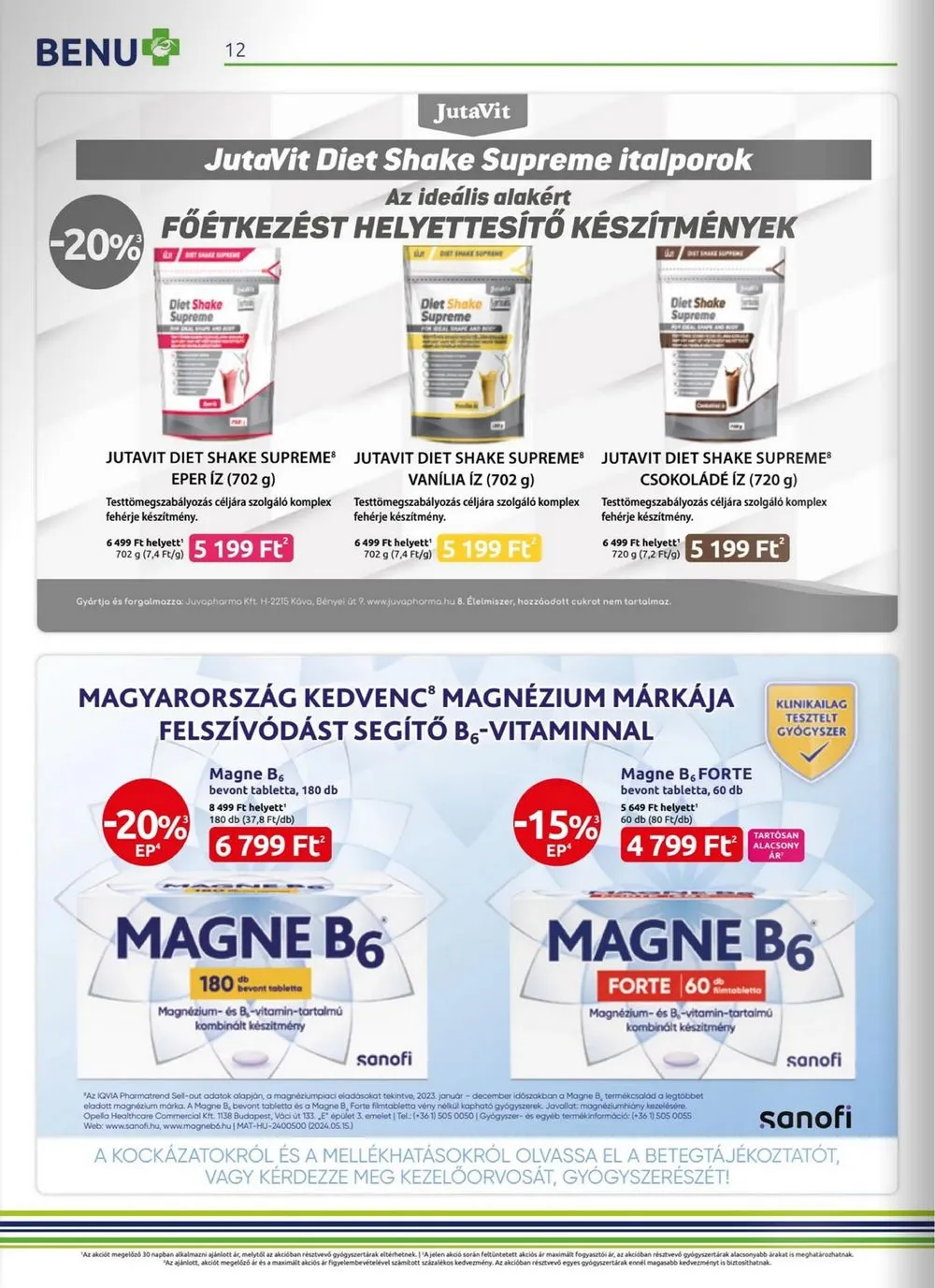 BENU akciós újság 08.01–08.31 – 12. oldal