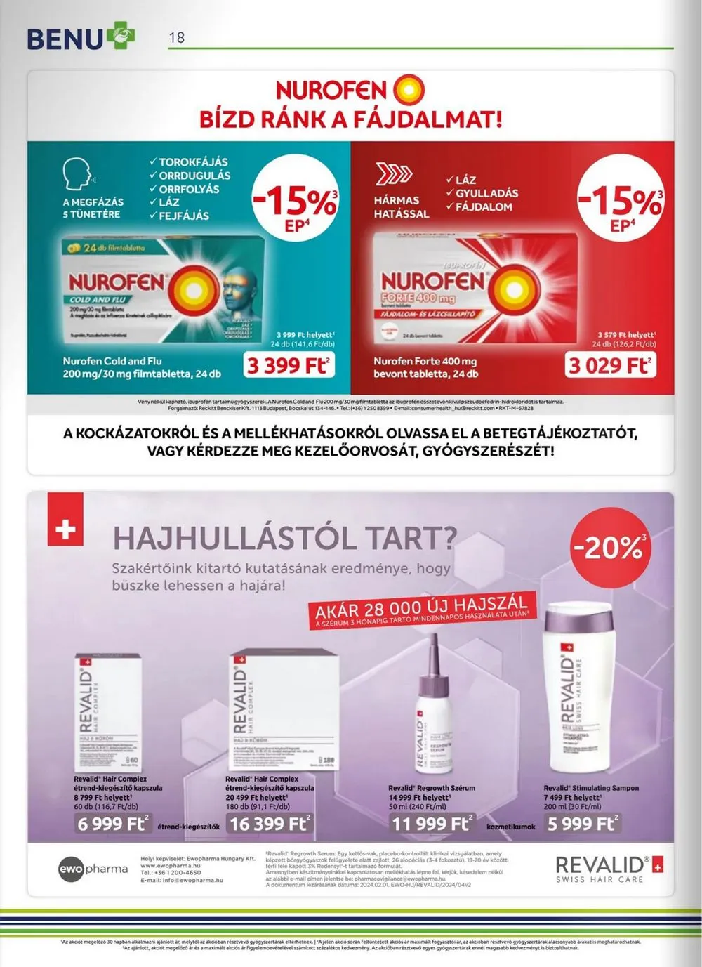 BENU akciós újság 09.01–09.30 – 18. oldal