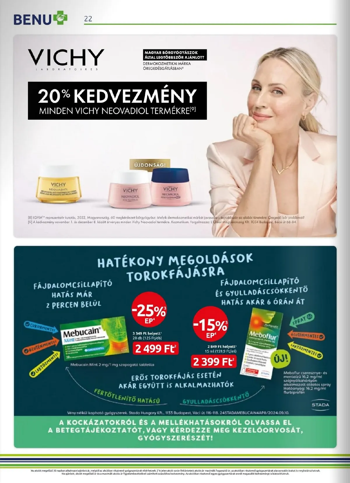 BENU akciós újság 11.01–11.30 – 22. oldal