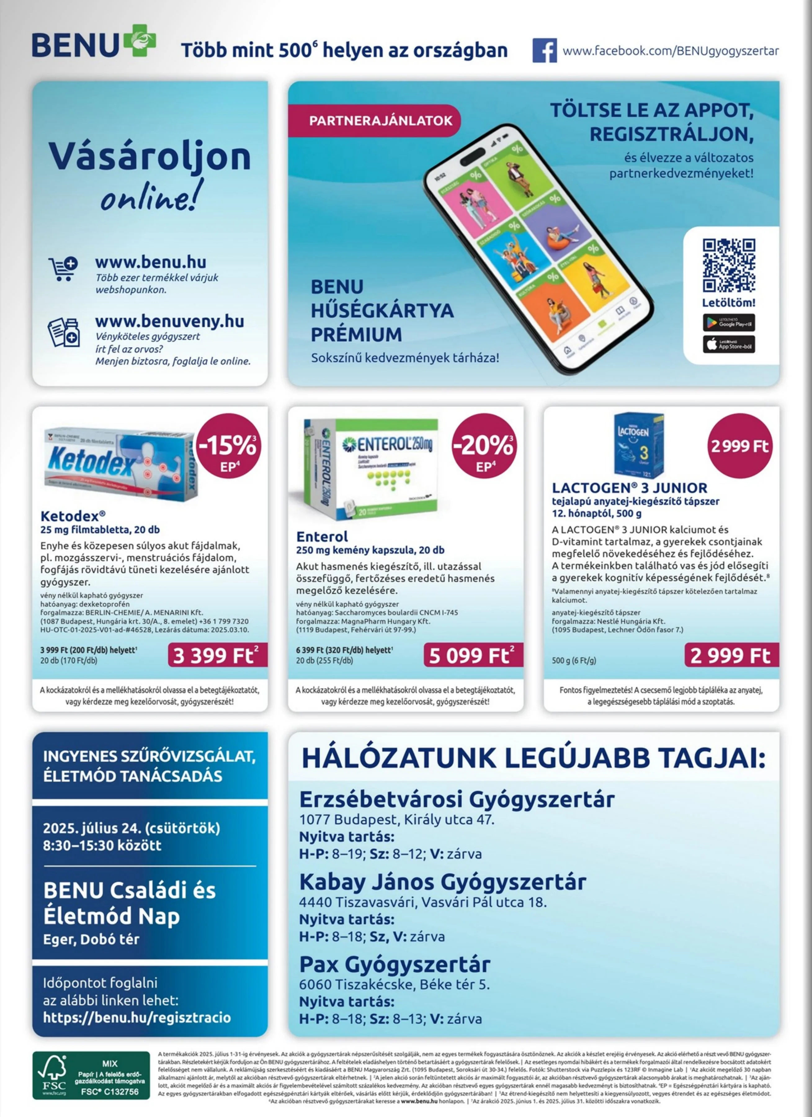 BENU akciós újság 07.01–07.31 – 28. oldal
