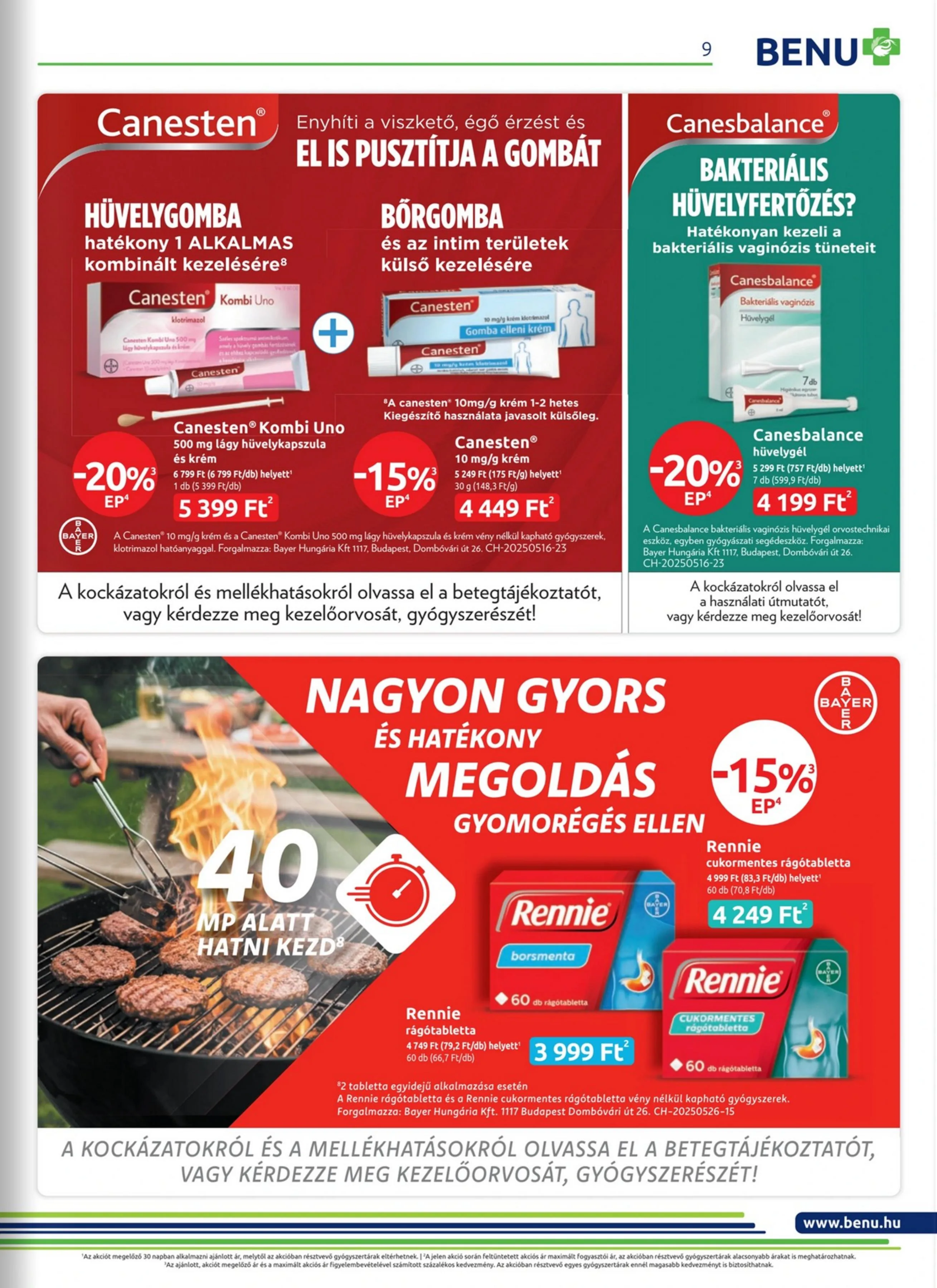 BENU akciós újság 07.01–07.31 – 9. oldal