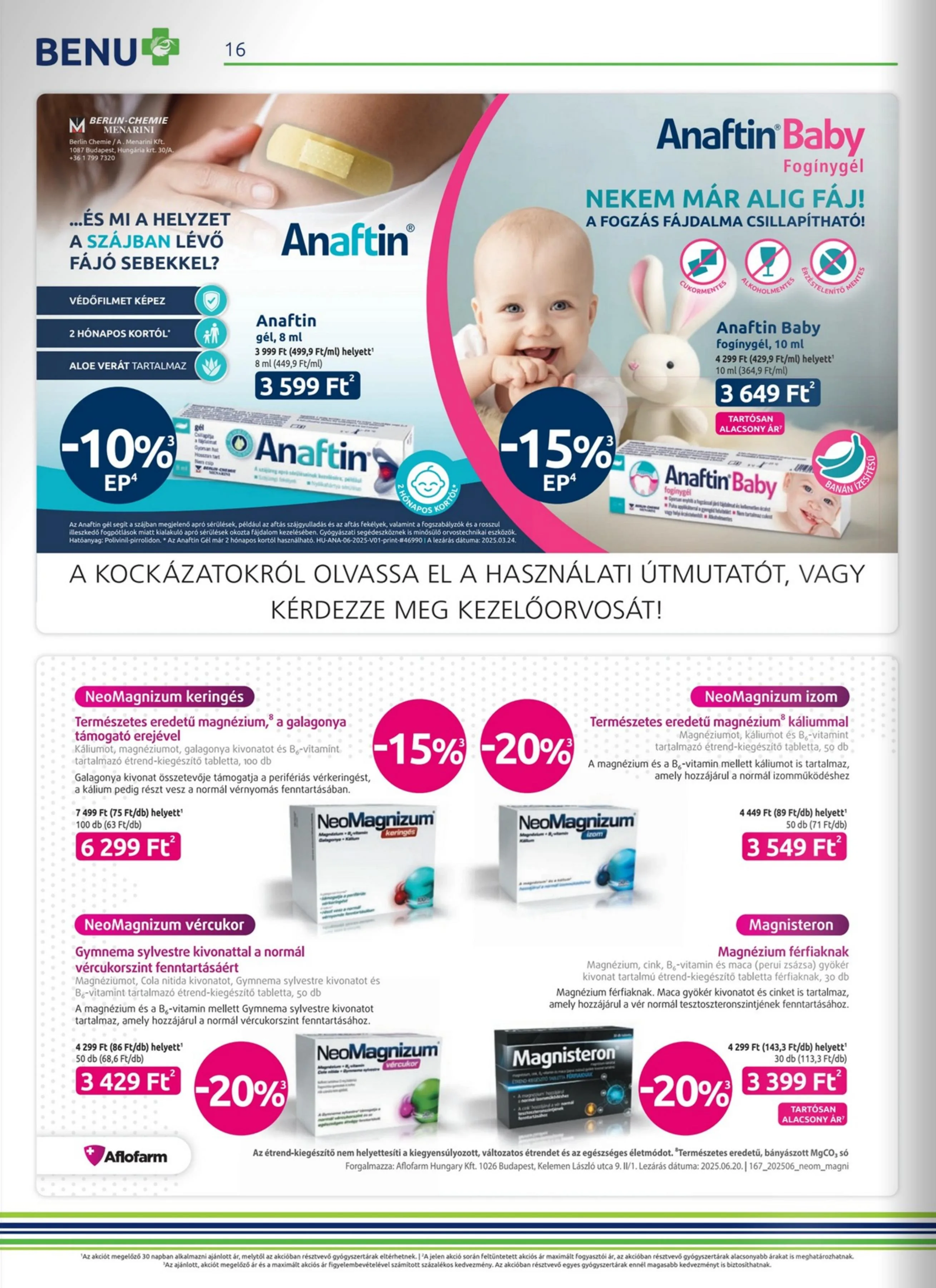 BENU akciós újság 08.01–08.31 – 16. oldal