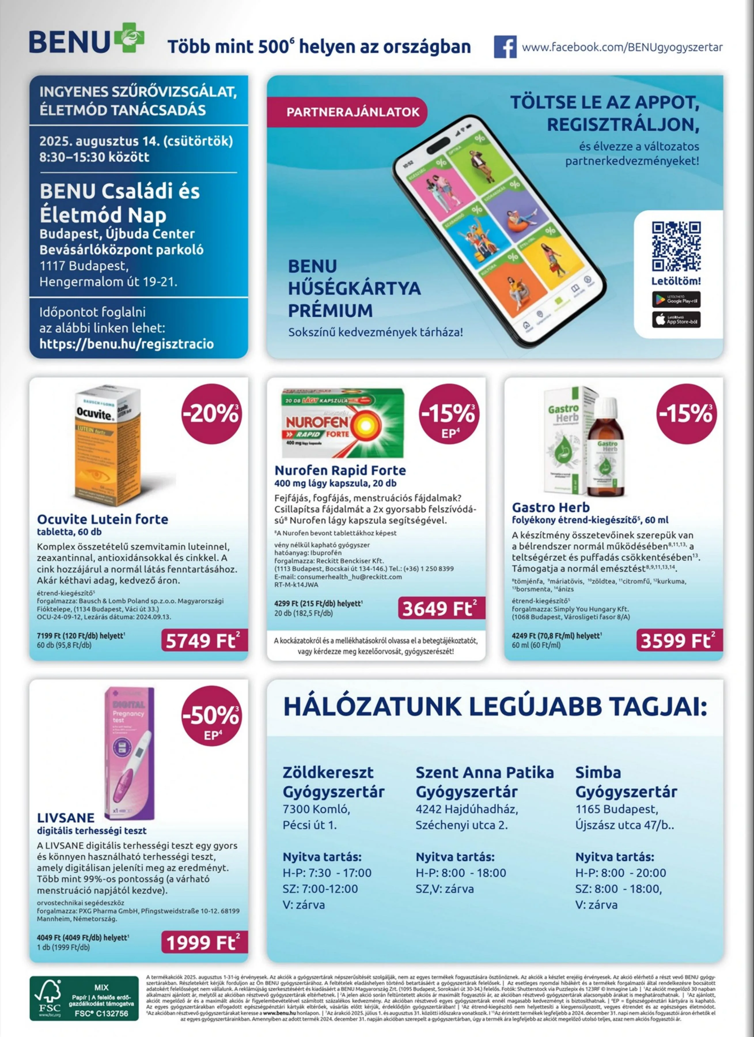 BENU akciós újság 08.01–08.31 – 28. oldal