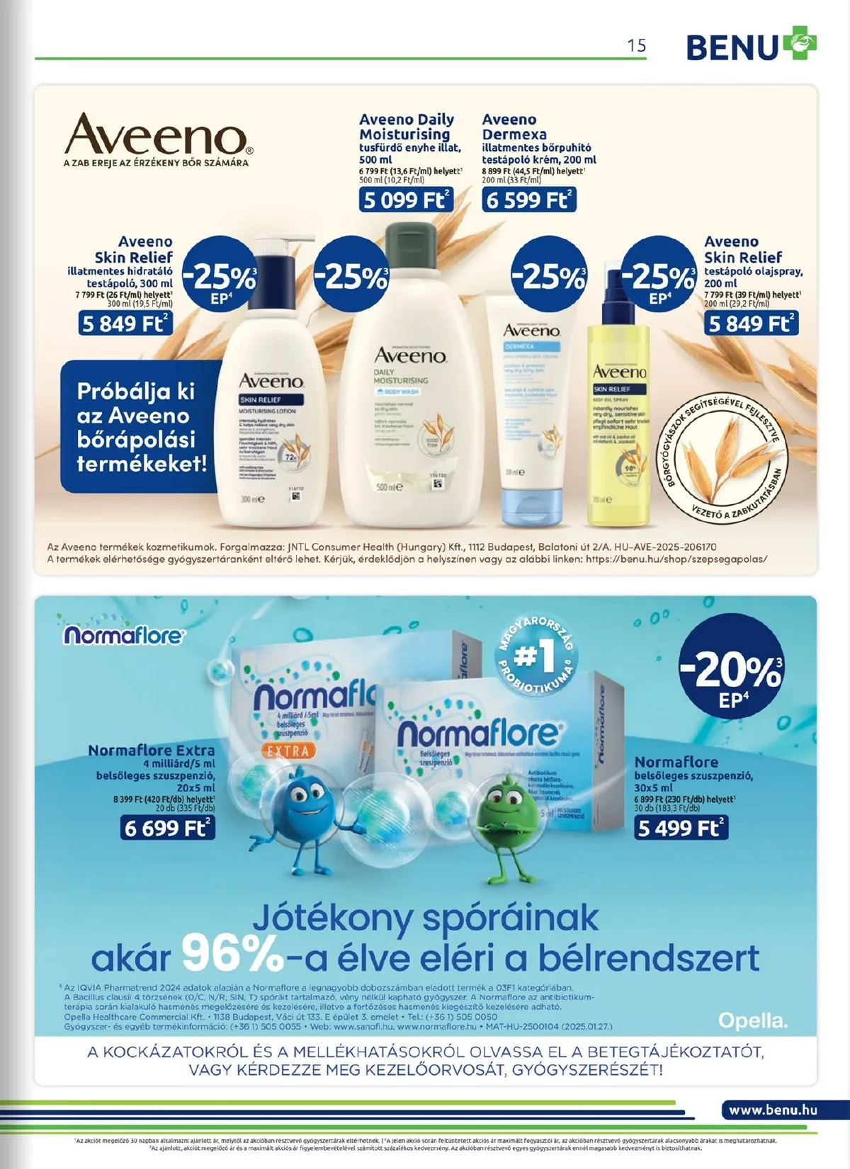 BENU akciós újság 09.01–09.30 – 15. oldal