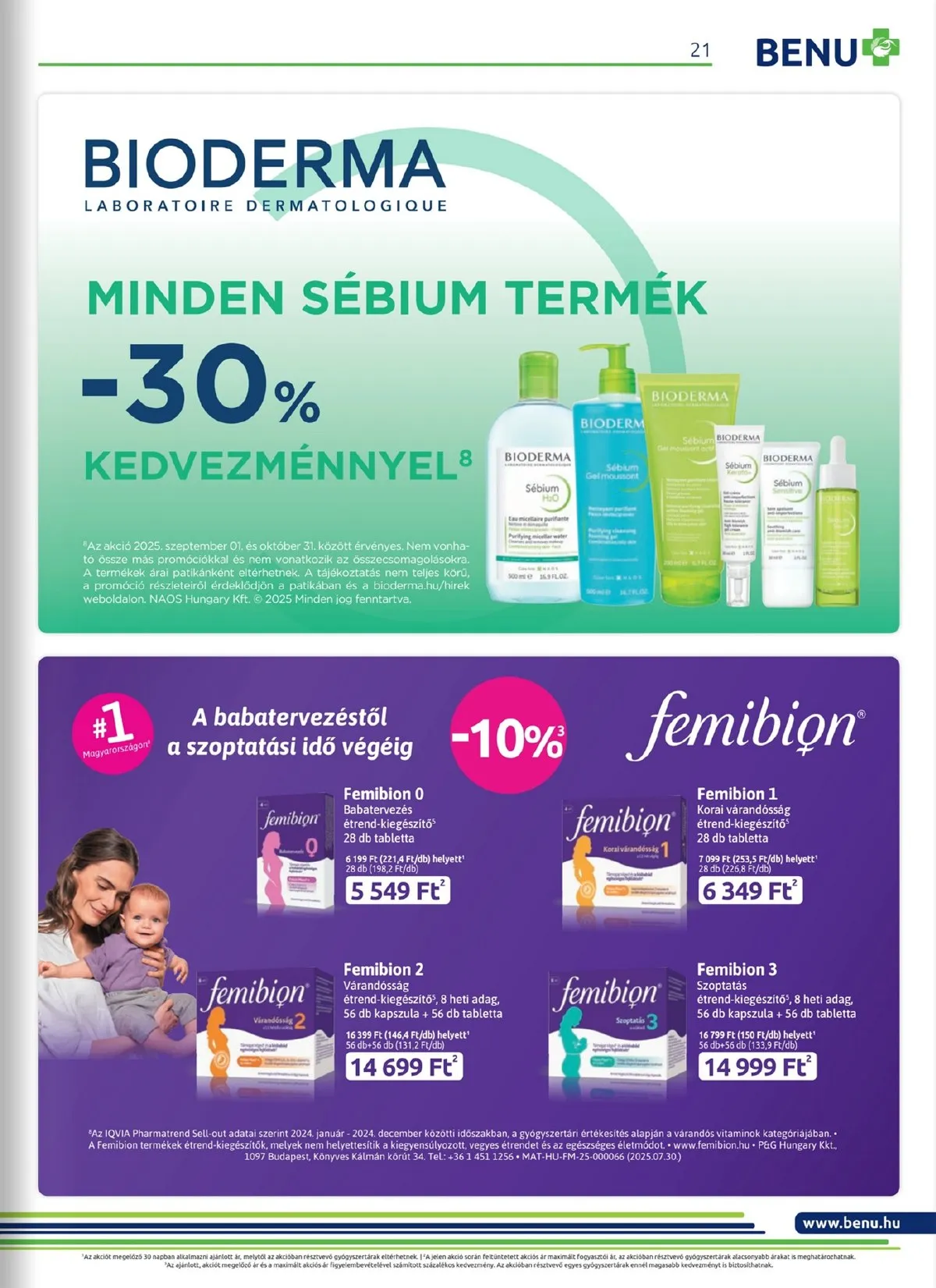 BENU akciós újság 09.01–09.30 – 21. oldal
