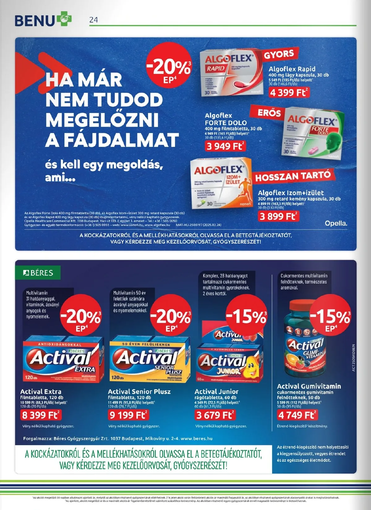 BENU akciós újság 09.01–09.30 – 24. oldal