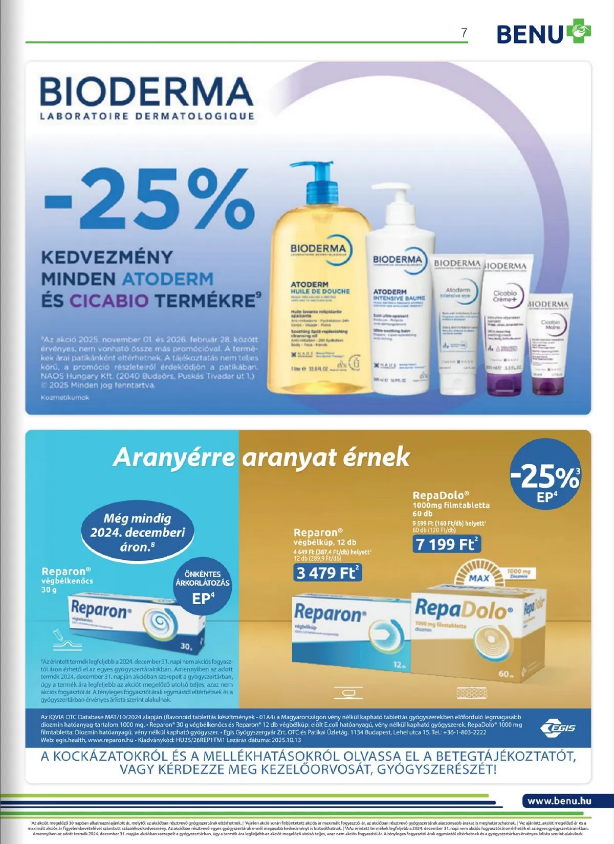 BENU akciós újság 11.01–11.30 – 7. oldal